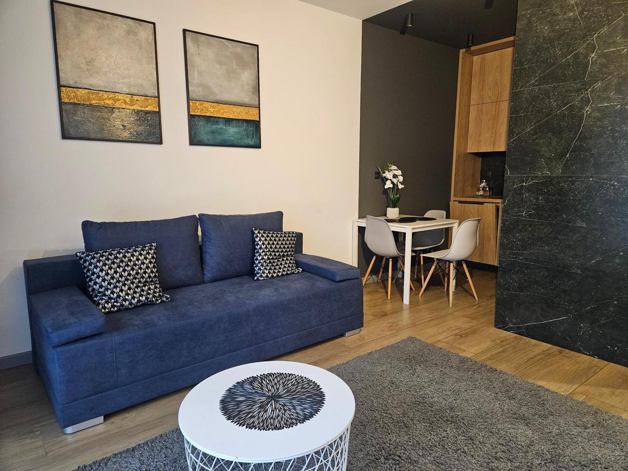Urban Jungle Blue Apartment